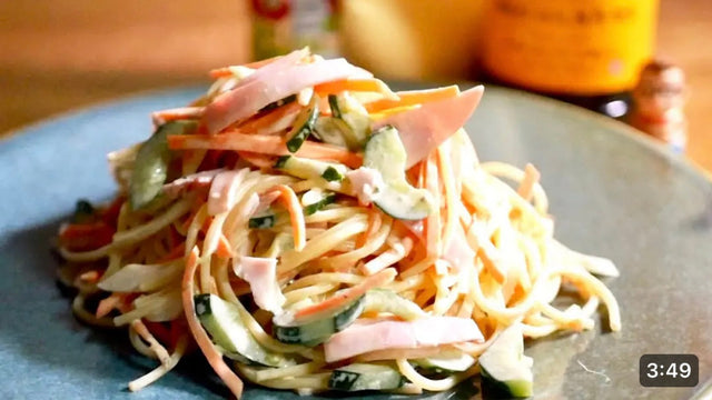 【クキパパレシピ研究所】「スパゲティサラダ」は多めの塩で茹でろ。激旨、スパサラの秘密のレシピ